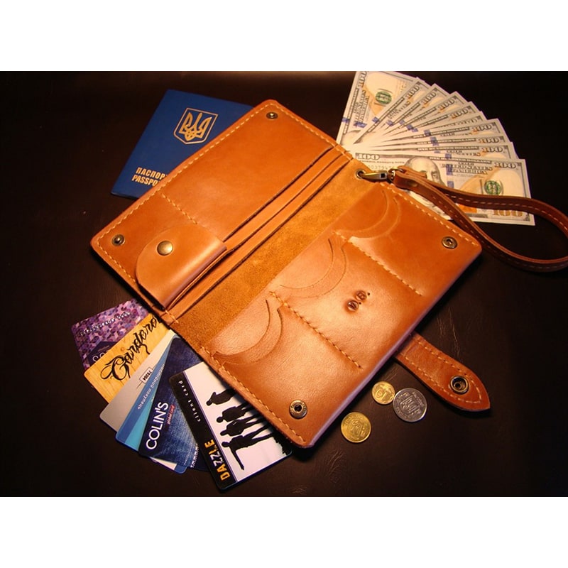 Чоловіче портмоне Purse Brown Leather