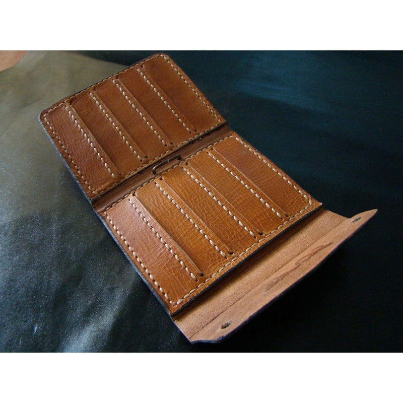 Чоловічий гаманець на ремінь Brown Leather Wallet