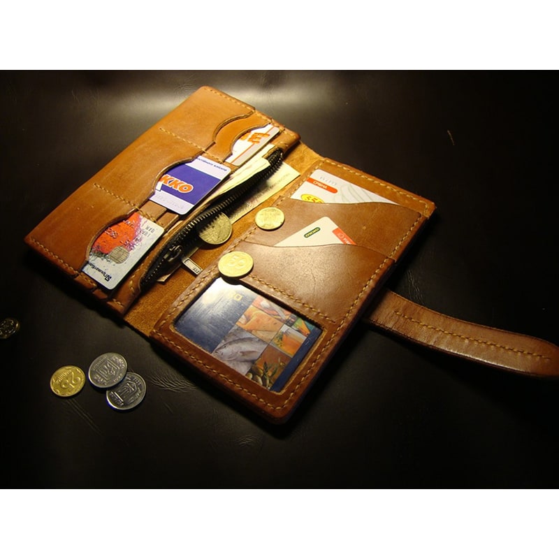 Чоловічий шкіряний клатч Clutch Brown Leather