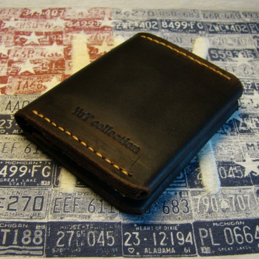 Мужской кошелек Purse Brown Leather