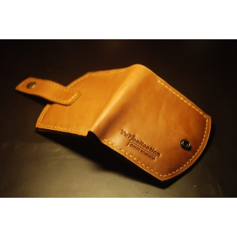 Чоловіче шкіряне портмоне Brown Leather Wallet