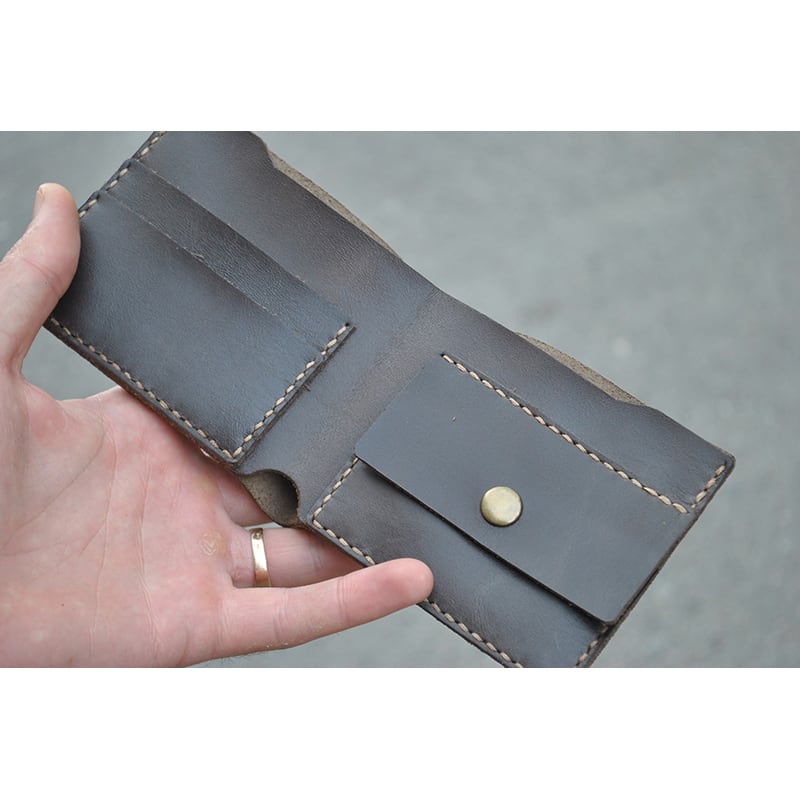 Гаманець чоловічий Purse Lion brown leather