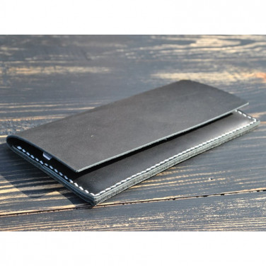 Кошелек мужской Wallet Compact gray leather