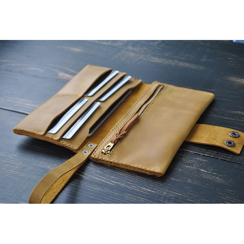 Гаманець чоловічий Clutch Sienna brown leather