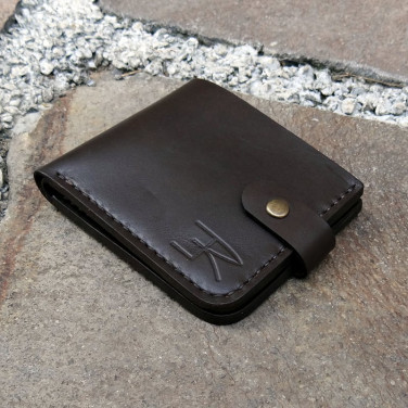 Шкіряний гаманець Purse Smart brown leather