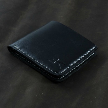 Мужское портмоне Purse Pocket black leather