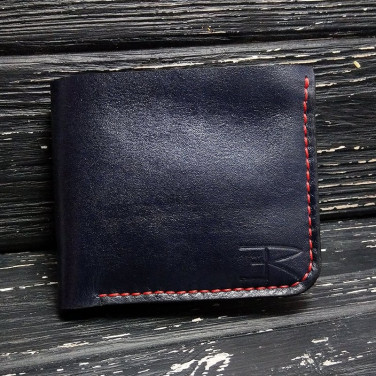 Портмоне мужское кожа Purse Smart black leather