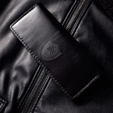 Кожаное портмоне Léopard Black leather