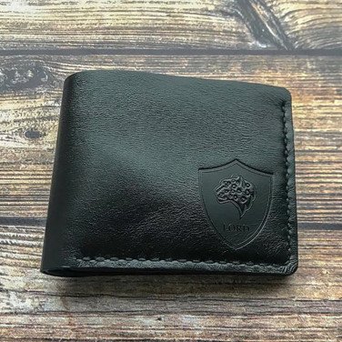 Кожаный кошелек Purse Black leather