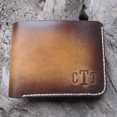 Кожаное портмоне Purse Grant Вrown leather