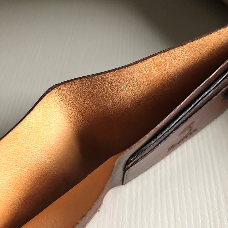 Кожаный мужской кошелек Purse Viking brown leather