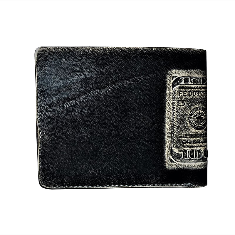 Шкіряний гаманець Purse Саѕһ black leather