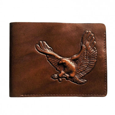 Кожаный кошелек Purse Condor brown leather