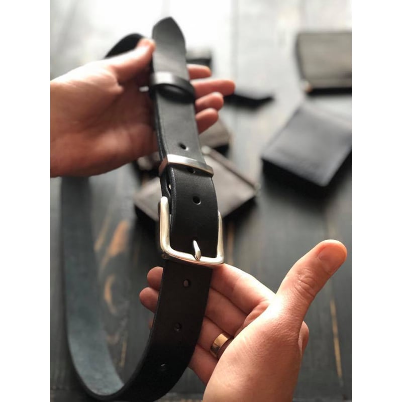 Кожаный ремень Belt Neoclassic Black Leather