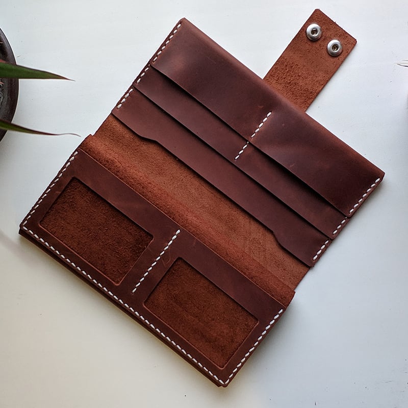 Чоловіче портмоне Purse Universal brown leather
