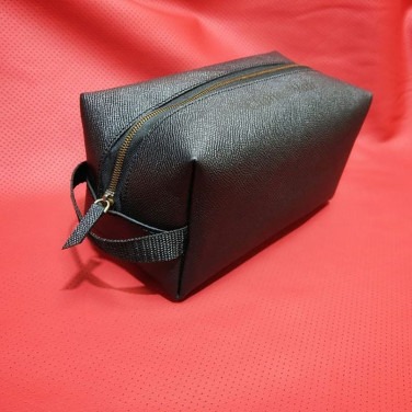 Шкіряний несесер чоловічий Dressing Саѕе black leather