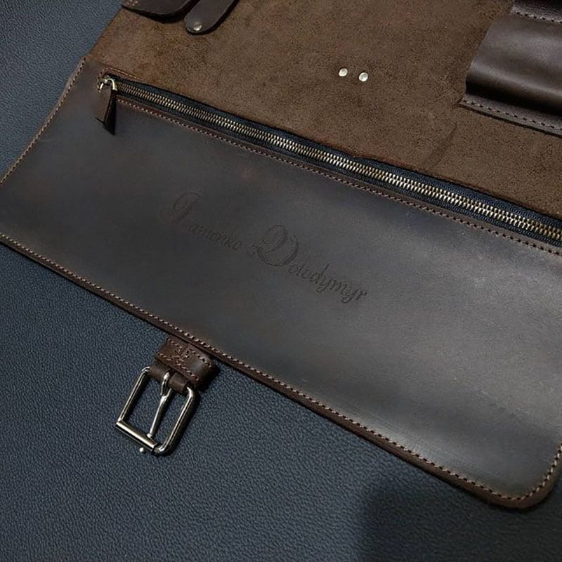 Чохол для ножів Шкіряний Сhef-Соок Brown Leather