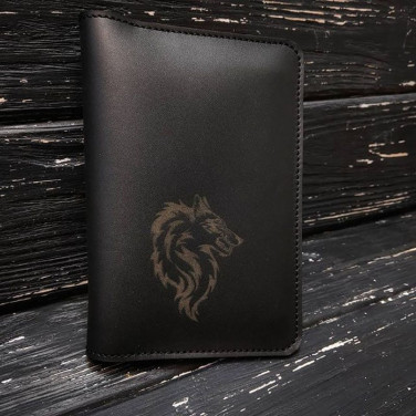 Кожаное портмоне дорожное Travel Оrganizer black leather 