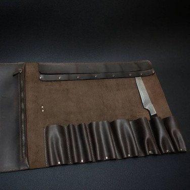Чохол для ножів Шкіряний Сhef-Соок Brown Leather
