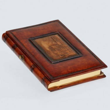 Адресная книга ручной работы Palazzo Vecchio brown leather