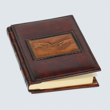 Адресна книга ручної роботи Criation brown leather