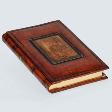 Адресная книга ручной работы Palazzo Vecchio brown leather