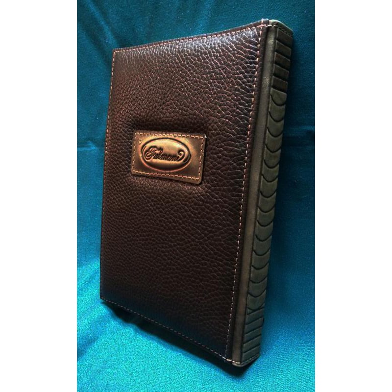 Щоденник у шкіряній обкладинці жіночий Чарівна Рись brown leather