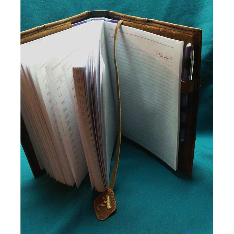 Щоденник у шкіряній обкладинці жіночий Магічна Книга brown leather
