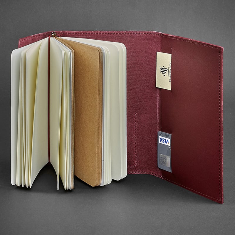 Шкіряний блокнот handmade жіночий Notebook Vinic Leather