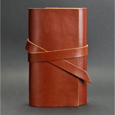 Кожаный блокнот handmade женский Diary Brown Leather