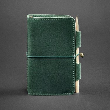 Блокнот в кожаном переплете SoftBook Virid Leather