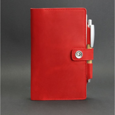 Кожаный блокнот handmade Sketchpad Red Leather