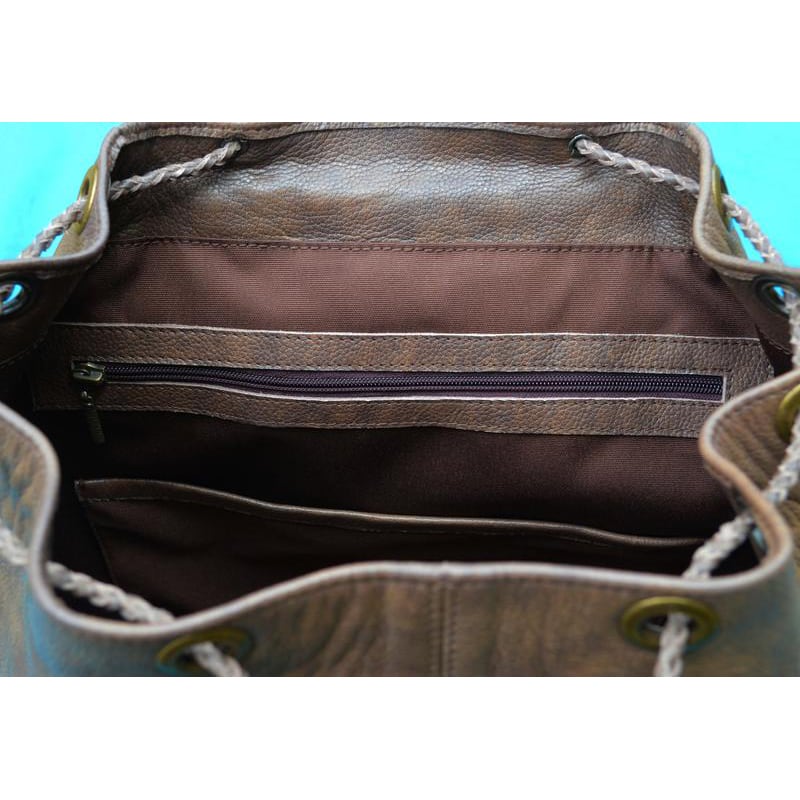Кожаный рюкзак мужской Celtic Brown Leather