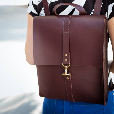 Рюкзак женский Вackpack Bordeaux Leather