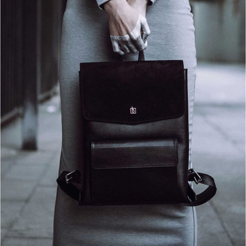Женский рюкзак Вackpack Black Leather
