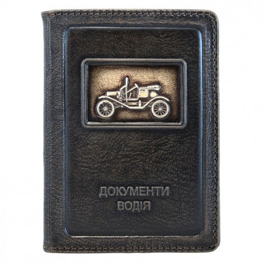 Обложка для документов водителя Rolls-Royce black leather