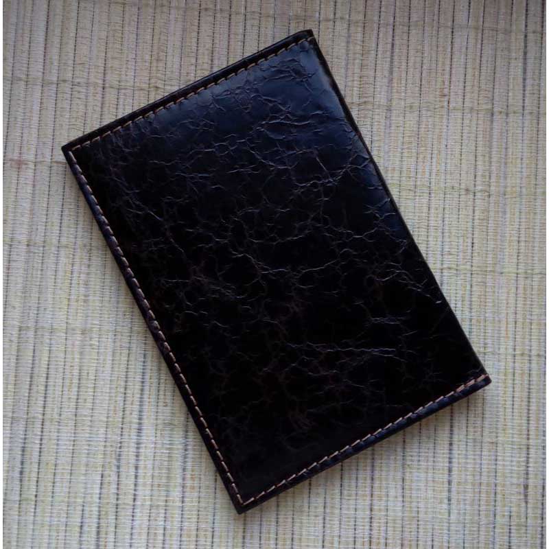 Обкладинка на паспорт шкіряна brown leather Passport