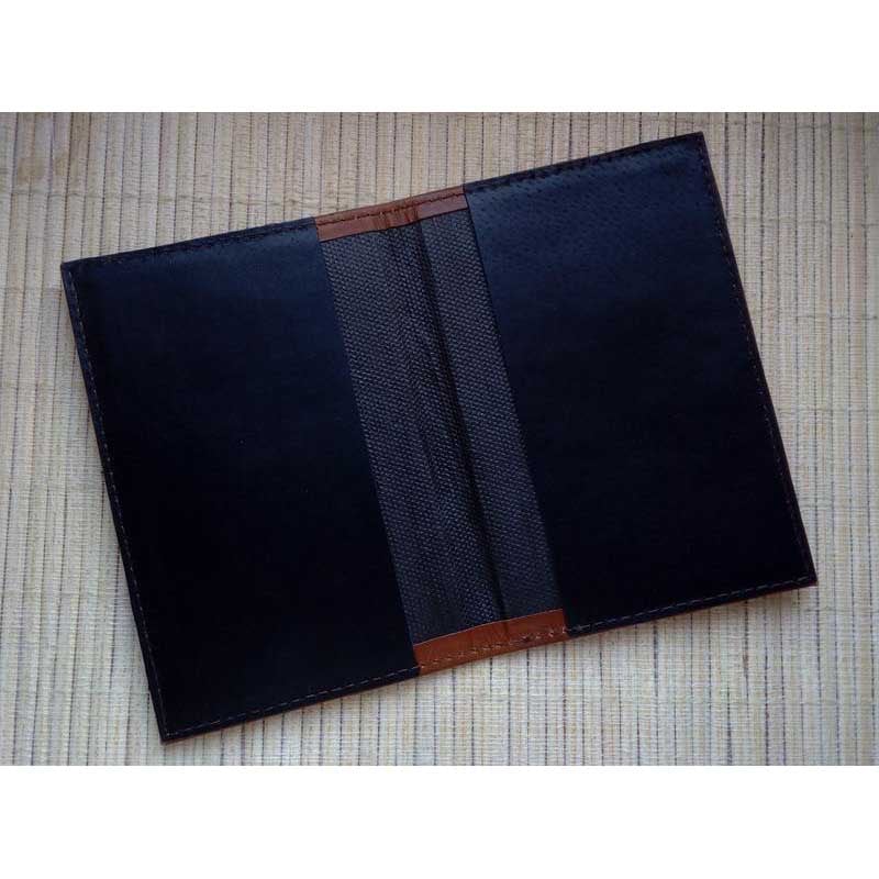Обложка на паспорт кожаная Griffin brown leather