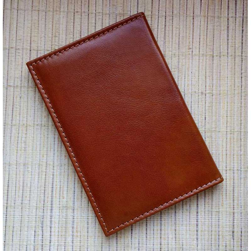 Обложка на паспорт кожаная Griffin brown leather