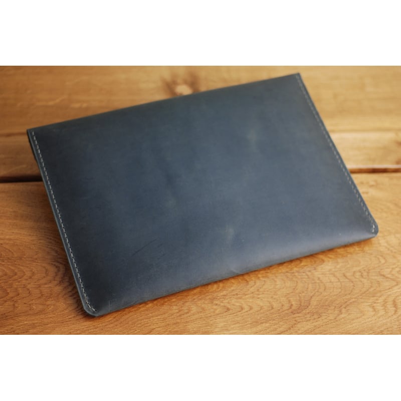 Кожаная папка А4 Folder black leather