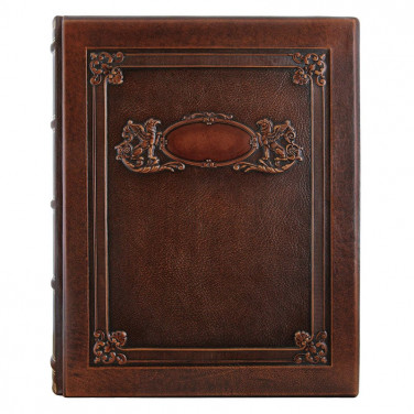 Эксклюзивный фотоальбом Грифон brown leather