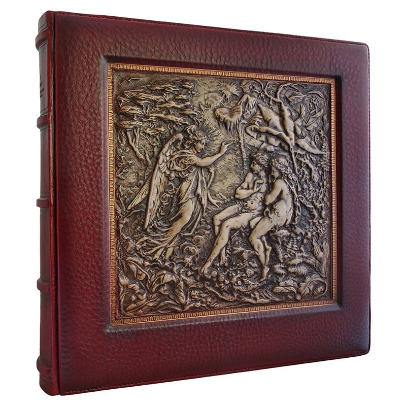 Кожаный фотоальбом Эдем brown leather