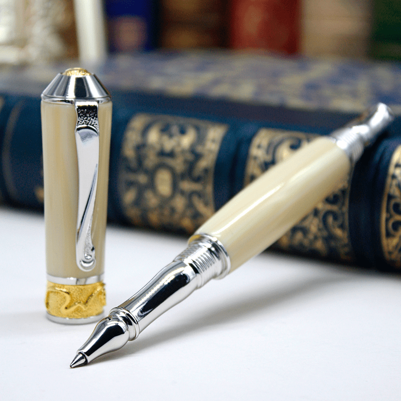 Ручка ролер White Ivory