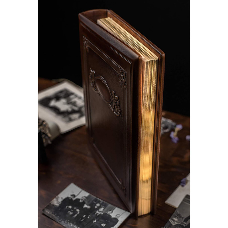 Сімейний літопис Геральдичні грифони Brown leather